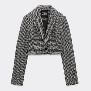 Zara crop blazer worn once